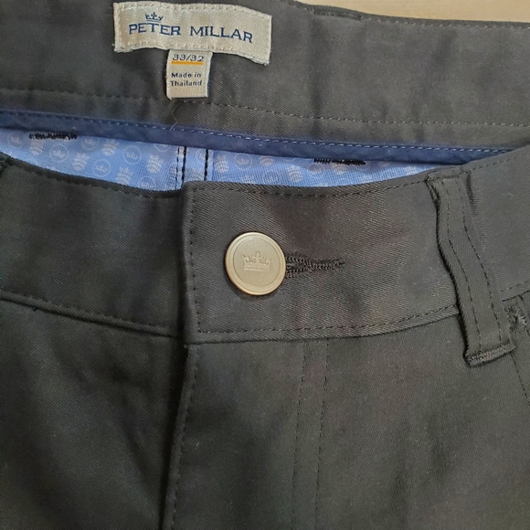 Peter Millar‎ Black Dress Trousers Flat Front - Picture 5 of 15